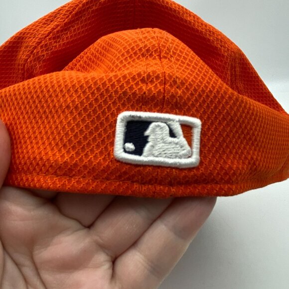 59Fifty Houston Astros baseball hat Orange blue Size 7.5 New Era - Picture 5 of 10
